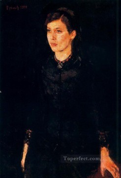 Edvard Munch Painting - hermana inger 1884 Edvard Munch